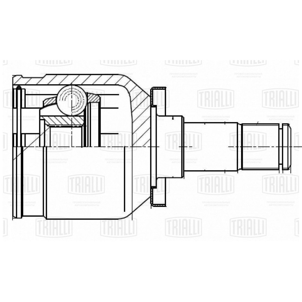 ШРУС внутренний Trialli GO288 - Trialli арт. GO288 - купить по выгодной ...