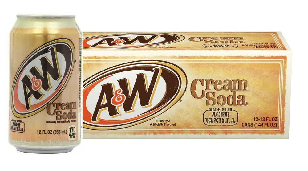 aandw cream soda can