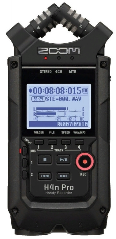 Zoom H4nPro/BLK - Ручной рекордер-портастудия со стерео-микрофоном, цвет чёрный  #1
