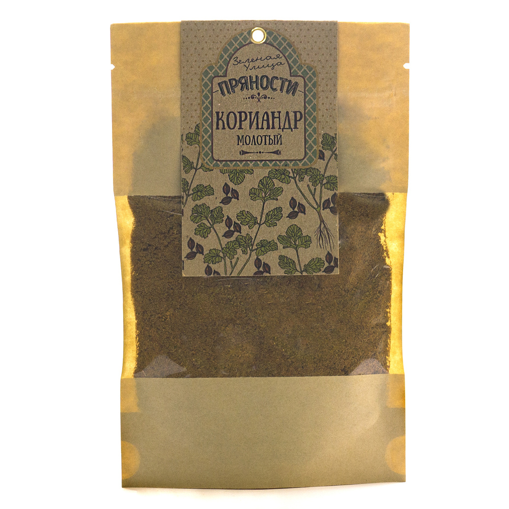 Кориандр молотый/ 85 г./Вкусные ароматные специи, приправы и пряности ...