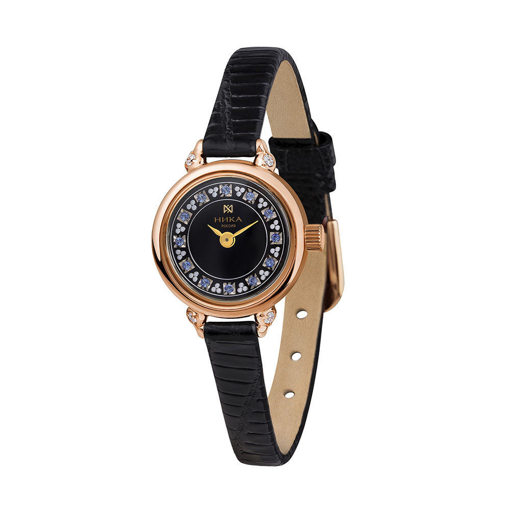 НИКА, Часы наручные женские золотые 0311.2.1.56H - купить с доставкой по выгодным ценам в интернет-магазине OZON (542040492)