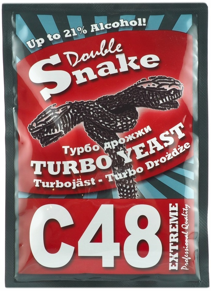 Турбо дрожжи Double Snake C48, 130 г/5 шт. #1