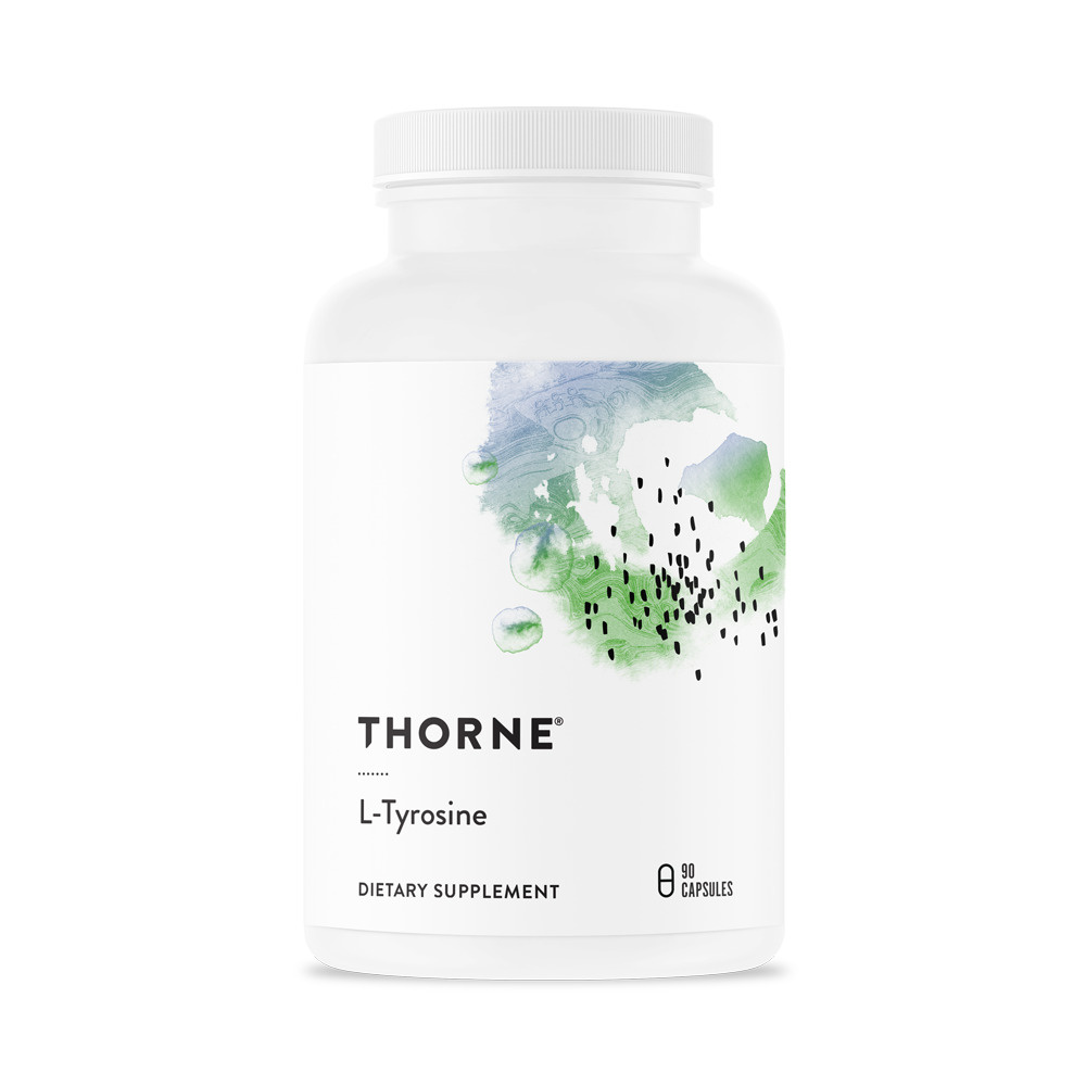 Thorne Research, L-Tyrosine, L-Тирозин,  90 капсул #1