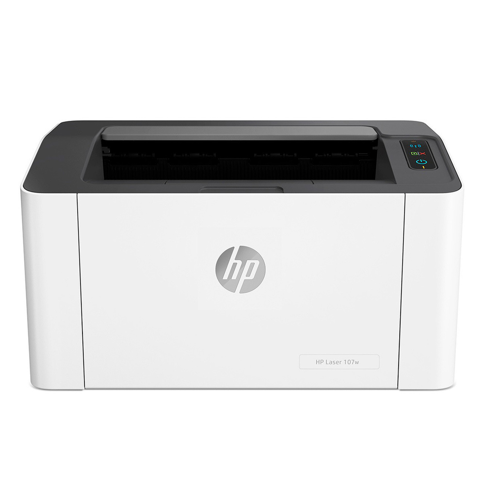 Принтер HP Laser 107w (4ZB78A) A4 WiFi, Монохромный печать, купить по  низкой цене: отзывы, фото, характеристики в интернет-магазине OZON  (910144792)