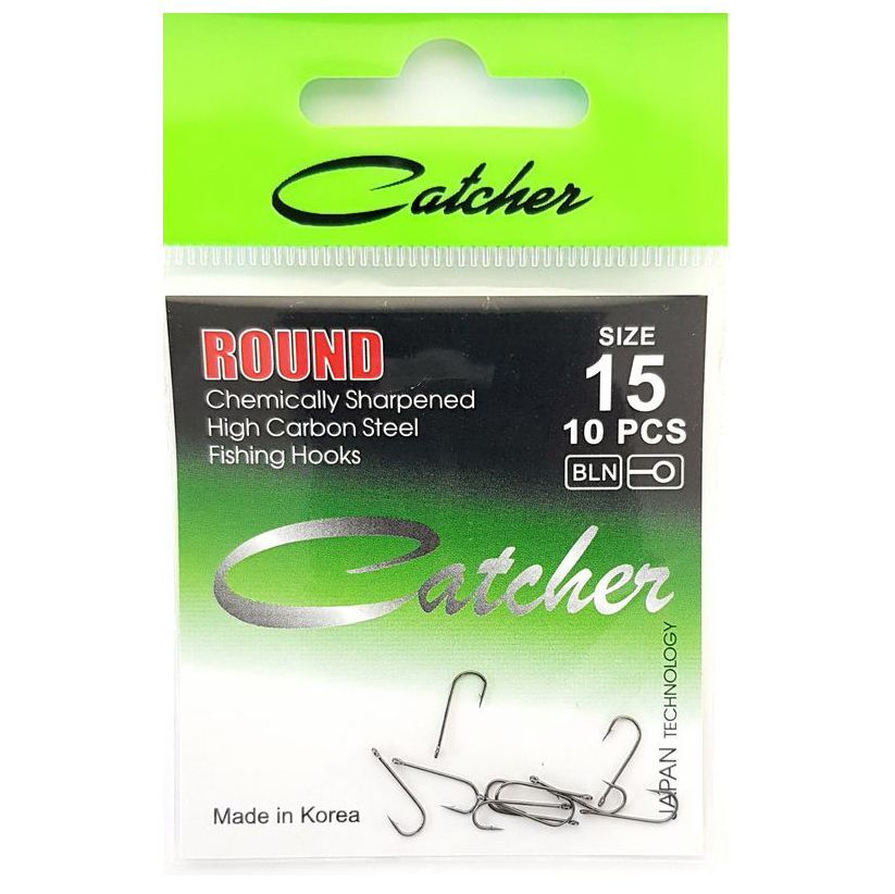 Крючок "Catcher" ROUND Size 15 (1 пакетик) #1