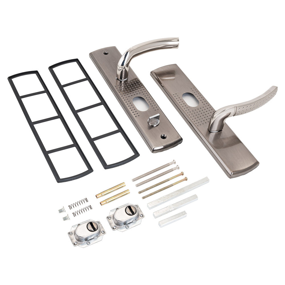 Комплект ручек для китайских металлических дверей Аллюр РН-А132-L левая  #1