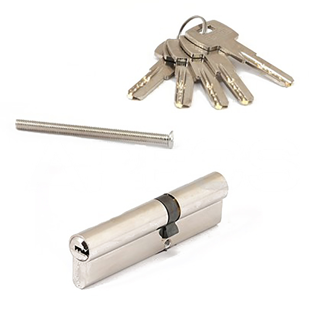 Цилиндр для замка SM-110 45х65 мм ключ-ключ никель, 1 шт. в заказе  #1
