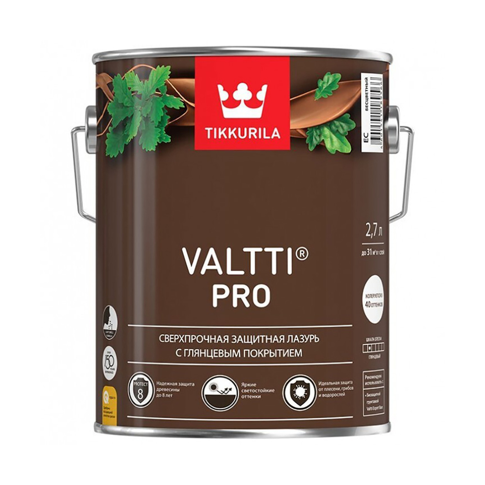 Tikkurila Valtti Pro / Тикурила Валтти Про Палисандр 2,7 Л Антисептик ...