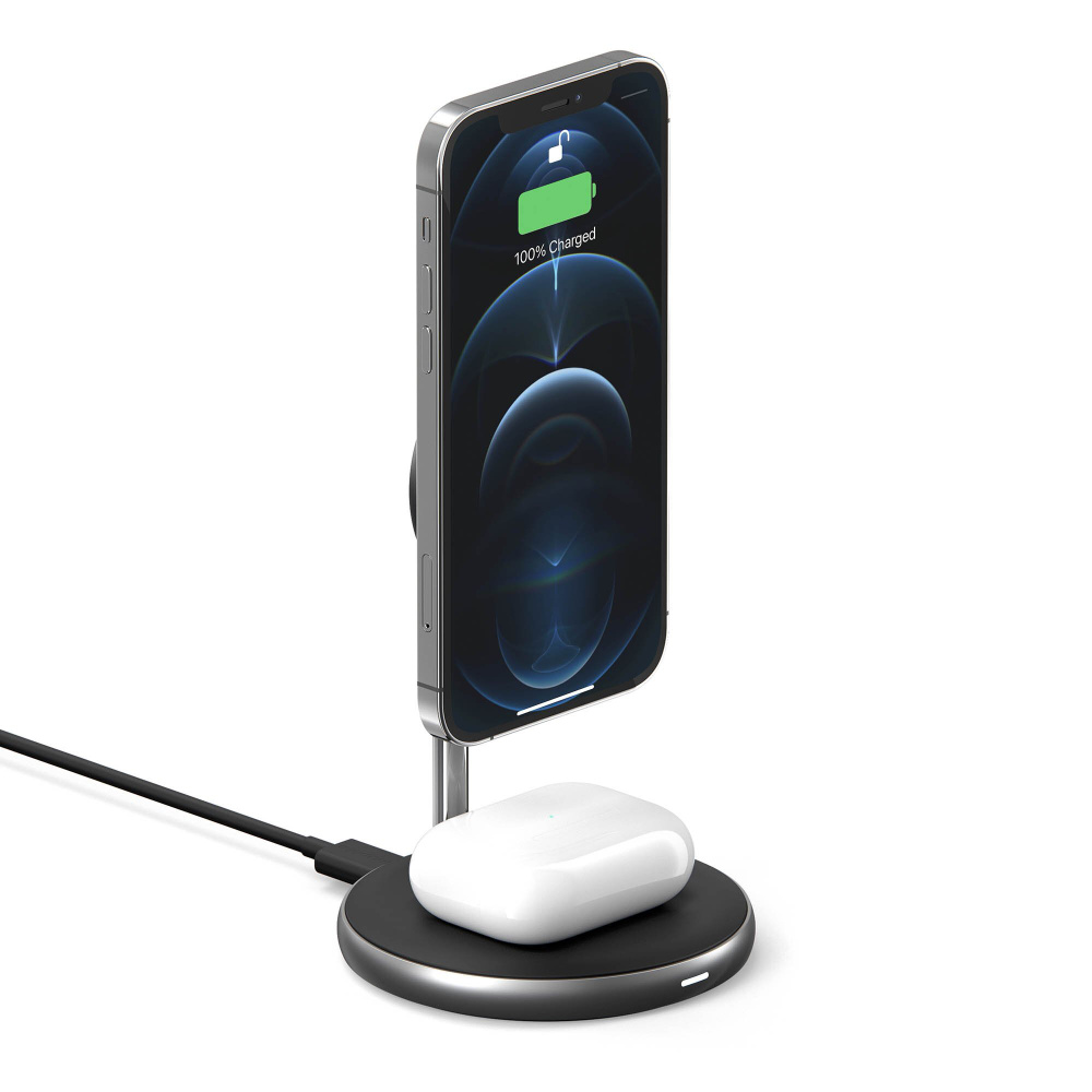 Подставка с беспроводной зарядкой и поддержкой MagSafe HYPER HyperJuice ...
