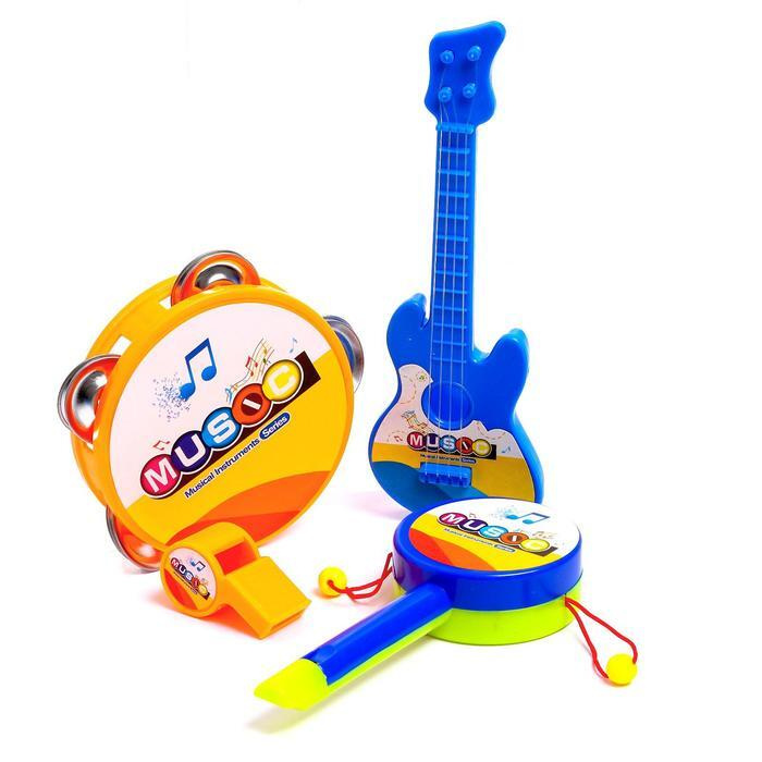 Набор музыкальных инструментов Оркестр, 4 предмета - купить с доставкой ...