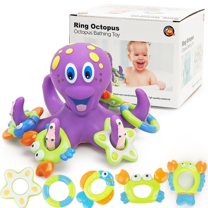 Nuby Floating Purple Octopus 3 OZON 1385492642