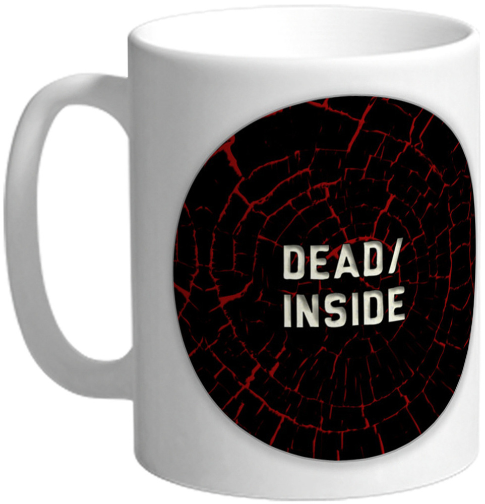 Кружка Dead inside мертв внутри, 330 мл, 1 шт #1