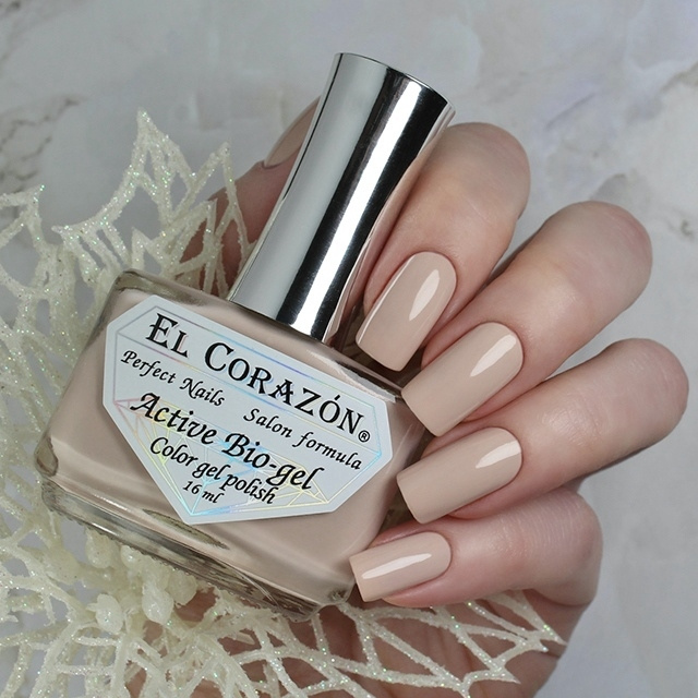 El Corazon лечебный лак для ногтей Активный Био-гель №423/371 Cream 16 ...