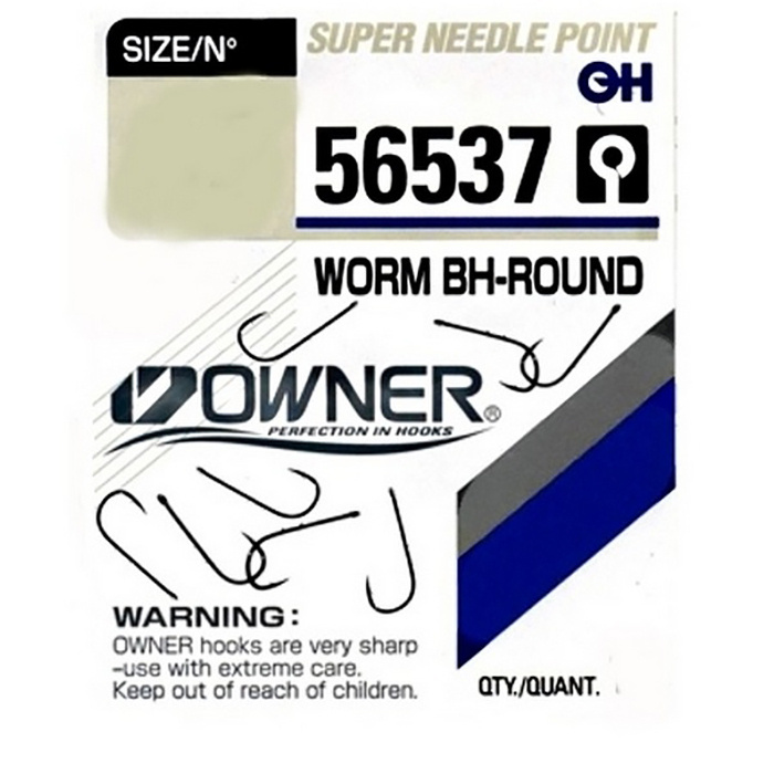 OWNER Worm BH-Round 56537 Size 12 qty 10 
