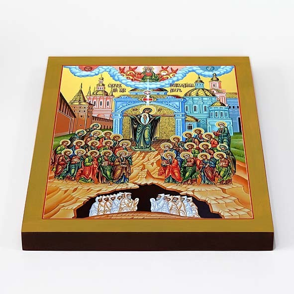 Икона Божией Матери "Непроходимая Дверь", печать на доске 20*25 см ...