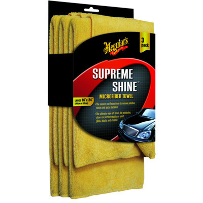 Микрофибровая салфетка Supreme Shine Microfiber Towel 40x60см, 3 шт./уп., Meguiar's.  #1