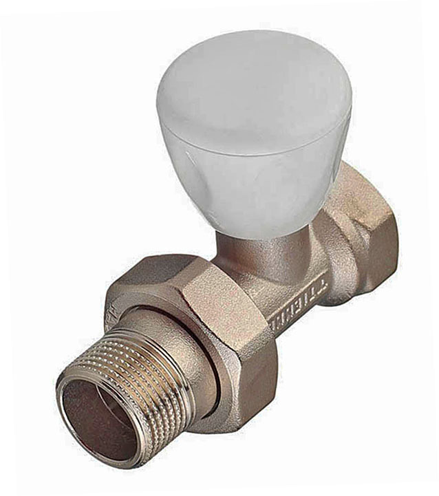 Клапан (вентиль) регулирующий ручной прямой Tiemme (3220016) 3/4 НР(ш) х 3/4 ВР(г) для радиатора  #1