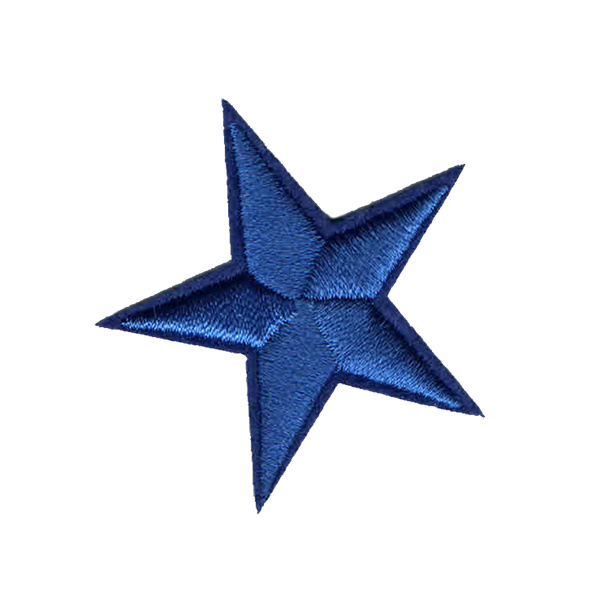 Нашивка Звезда синяя (202052), 42х42мм - купить с доставкой по выгодным ...