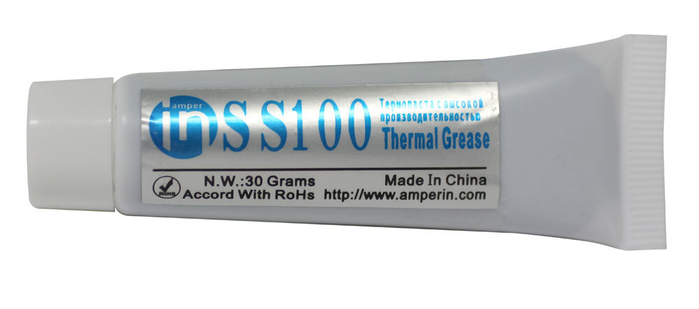 Термопаста Amperin SS100 30 грамм тюбик купить по выгодной цене в ...