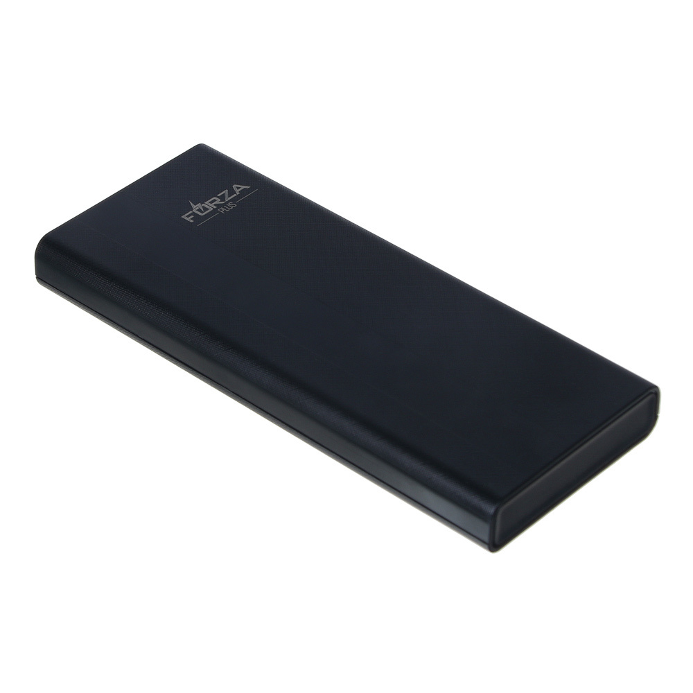 FORZA Аккумулятор мобильный, 5000 мАч, USB, 2А, дисплей, Чёрный 4 шт ...