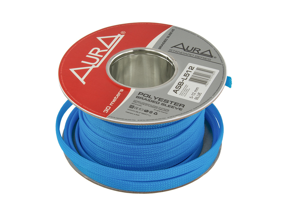 Aura ASB-L512, Защитная оплетка полиэстер 5-12мм, голубая #1