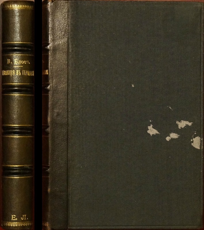 Блос, Вильгельм. Революция в Германии. История германского движения в ...