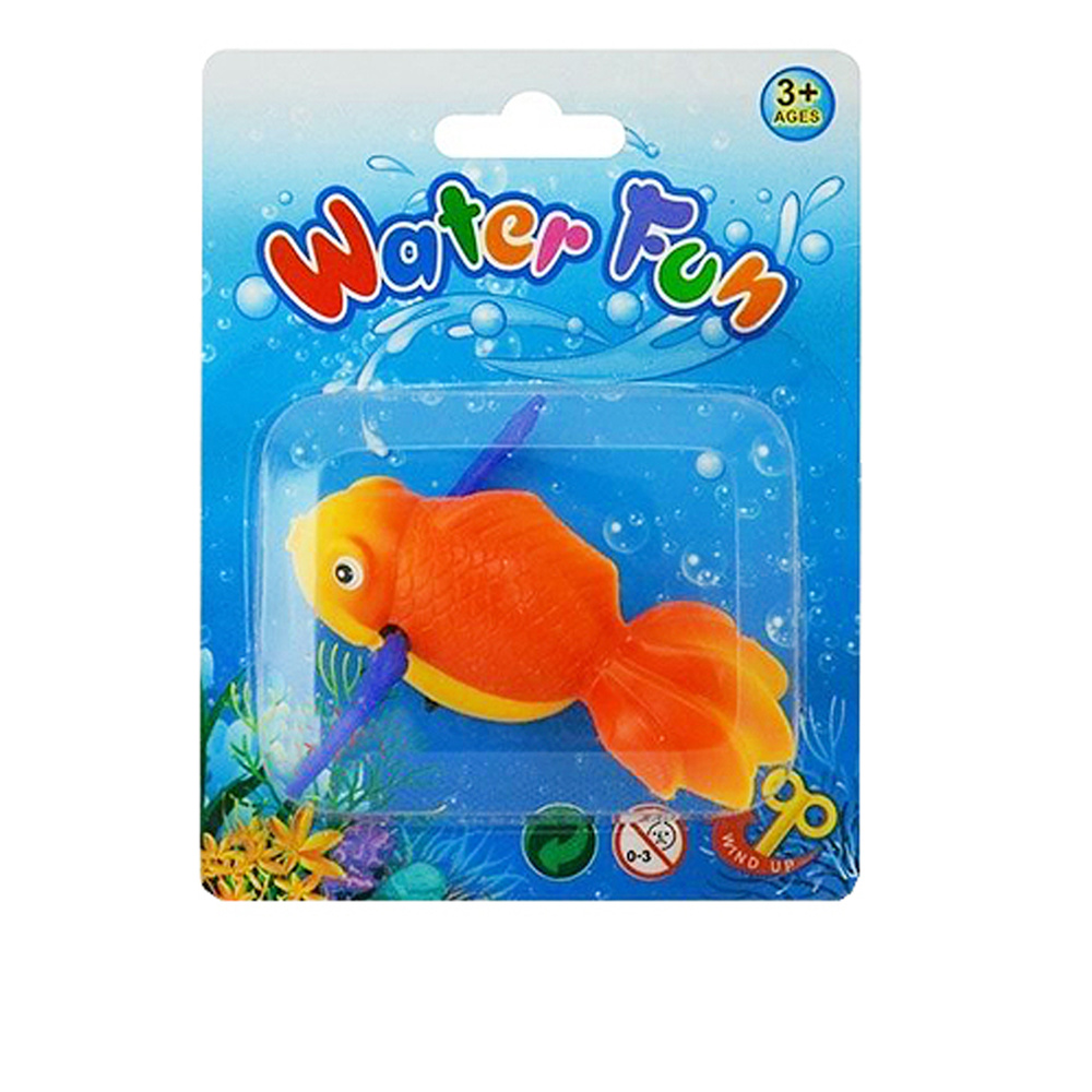 игрушка заводная золотая рыбка