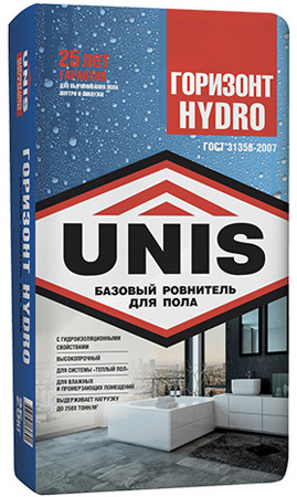 UNIS Горизонт Hydro базовый ровнитель для пола (25кг) #1