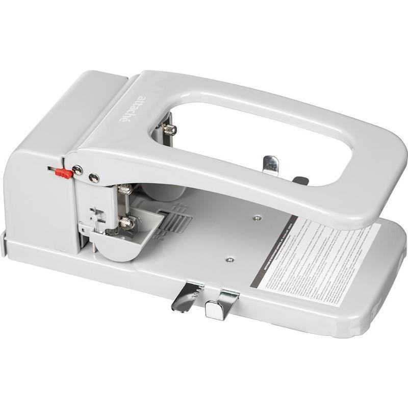 Дырокол мощный Attache Economy (до 100 листов, 2 отверстия) линейка ...