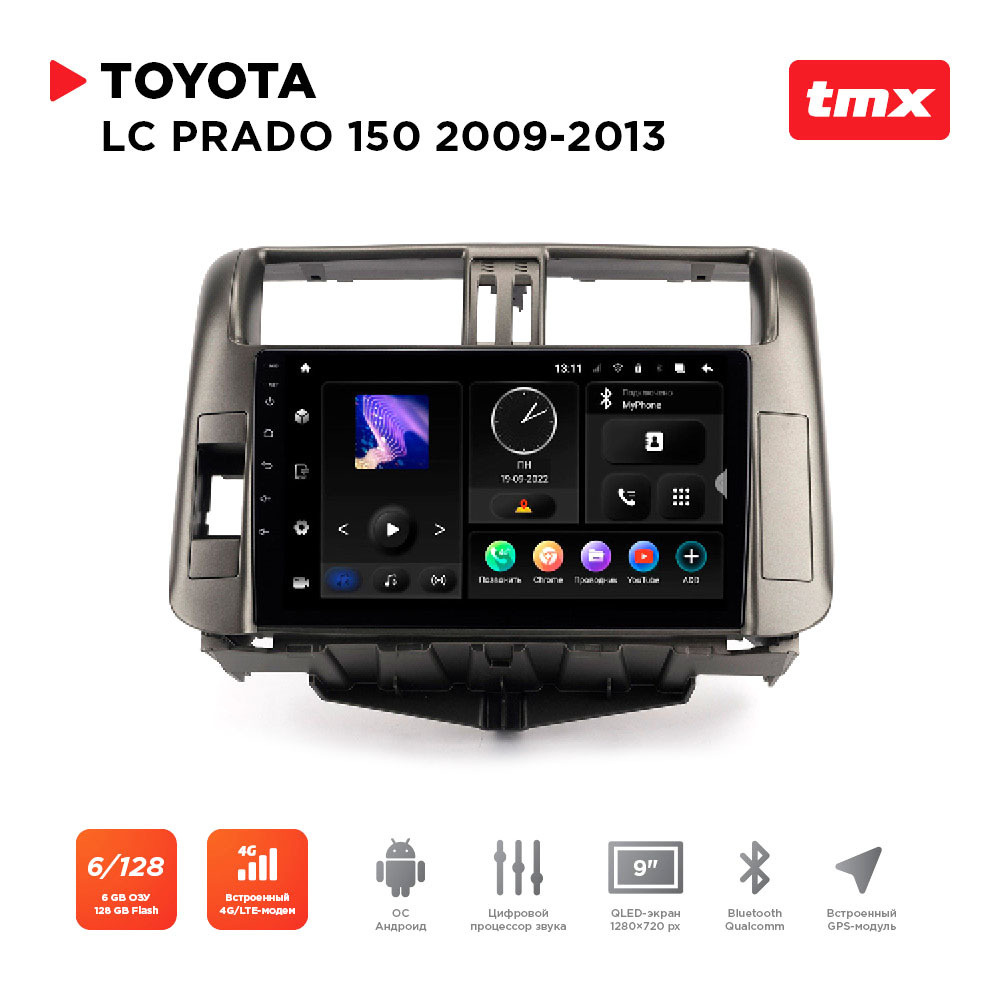 Магнитола для Тойота Ленд Крузер Прадо / Toyota Land Cruiser Prado 150 ...