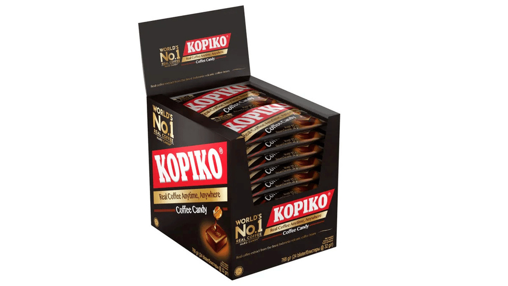 Кофейные леденцы KOPIKO COFFEE CANDY BLISTER 24*32г купить на OZON по ...