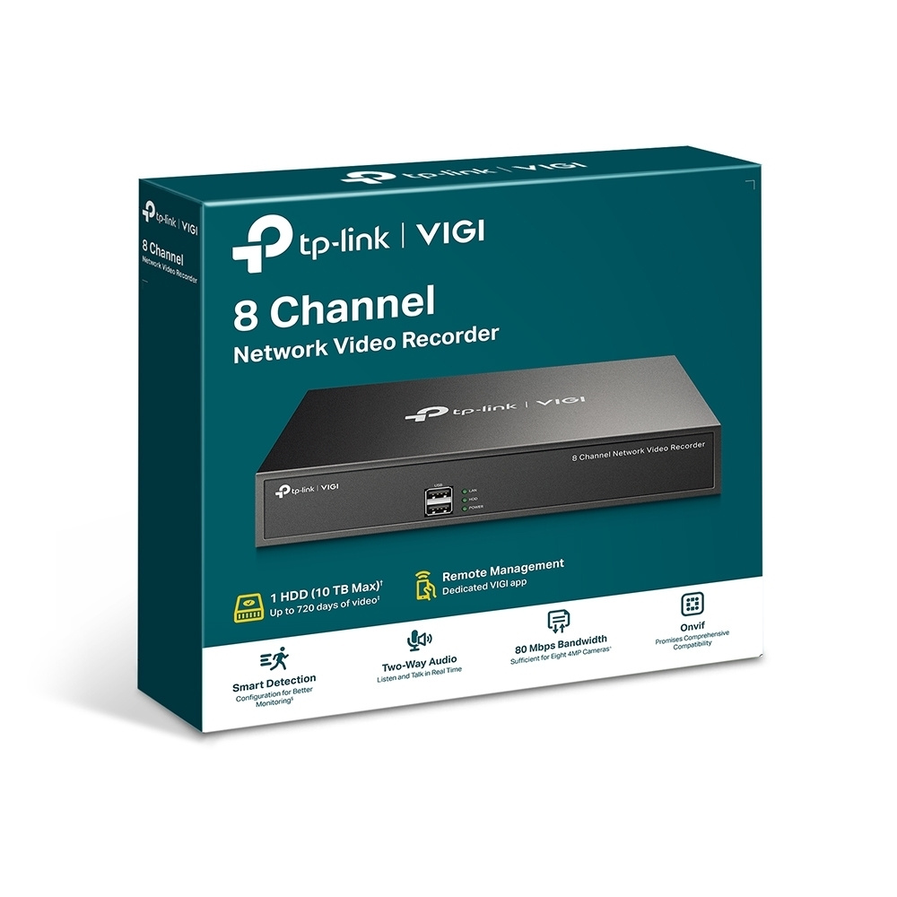 Цифровой видеорегистратор 8CH TP-Link VIGI NVR1008H #1