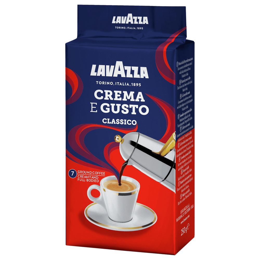 Кофе молотый "Lavazza Crema e Gusto" 250 грамм #1