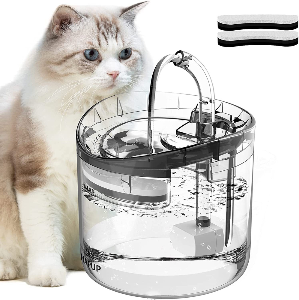 поилка для кошек, электро поилка фонтан для кошек ,отключение звука,  функция защиты от засухи, 1.8 л - купить с доставкой по выгодным ценам в  интернет-магазине OZON (573382587)