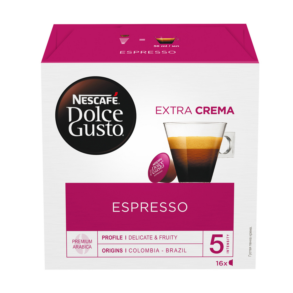 Кофе в капсулах Nescafe Dolce Gusto Espresso, 16 шт (1 упаковка) #1