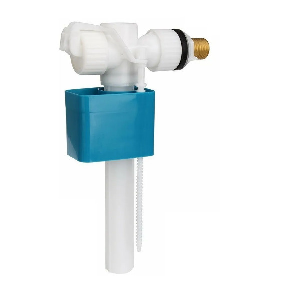Впускной клапан для бачка унитаза, бесшумный, с боковым подводом(угловой) воды ViEiR  #1