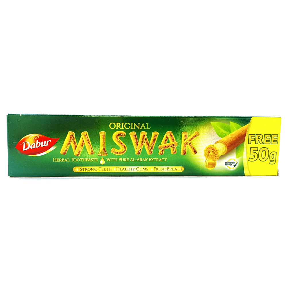 Зубная паста MISWAK(МИСВАК) DABUR / ОАЭ, 170гр, 1шт - купить с доставкой по  выгодным ценам в интернет-магазине OZON (623038882)