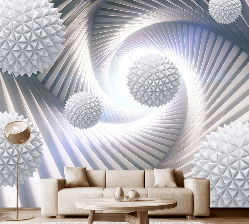 Фотообои на стену флизелиновые 3D Модный Дом "Тоннель" 320x250 см (ШxВ)  #1