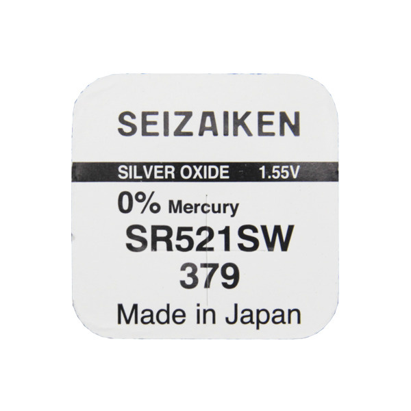 Часовая батарейка Seizaiken 379 (SR521SW) 1 шт. - купить с доставкой по ...