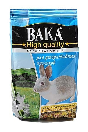 Вака Корм сухой для грызунов, для декоративных кроликов High Quality, 500 г  #1