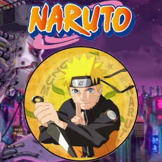 Значок 56 мм по аниме: Наруто / Naruto #1