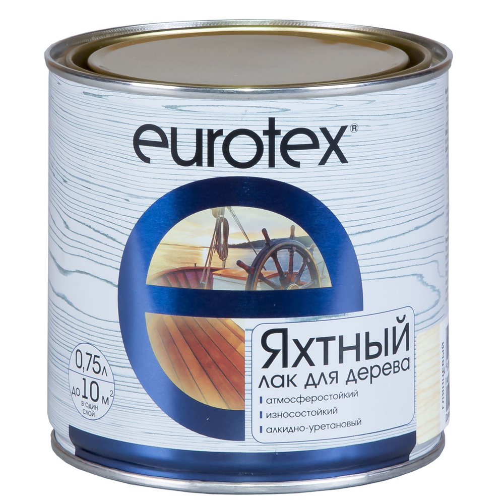 Лак яхтный EUROTEX глянц. 0,75л (Рогнеда) #1