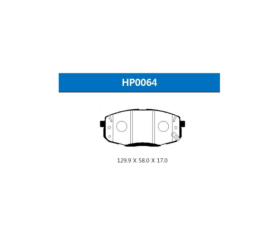 Колодки тормозные HSB HP0064 Передние - купить по низким ценам в ...