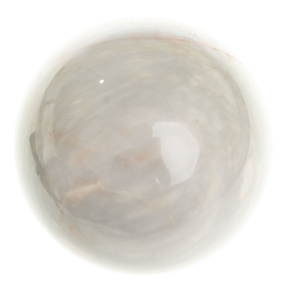 Шар из газганского мрамора 10,5 см / шар декоративный / сувенир из камня  #1
