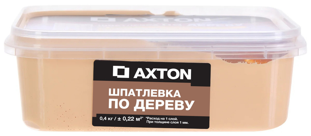 Шпатлёвка Axton для дерева 0.4 кг сосна #1