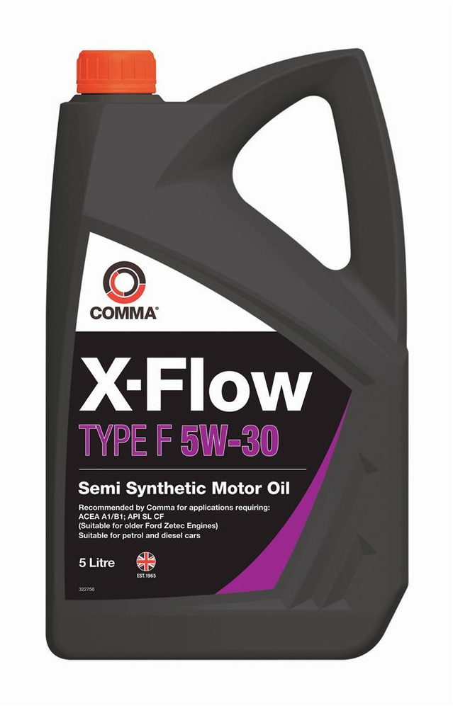 Comma X-FLOW TYPE F 5W-30 Масло моторное, Полусинтетическое, 5 л #1