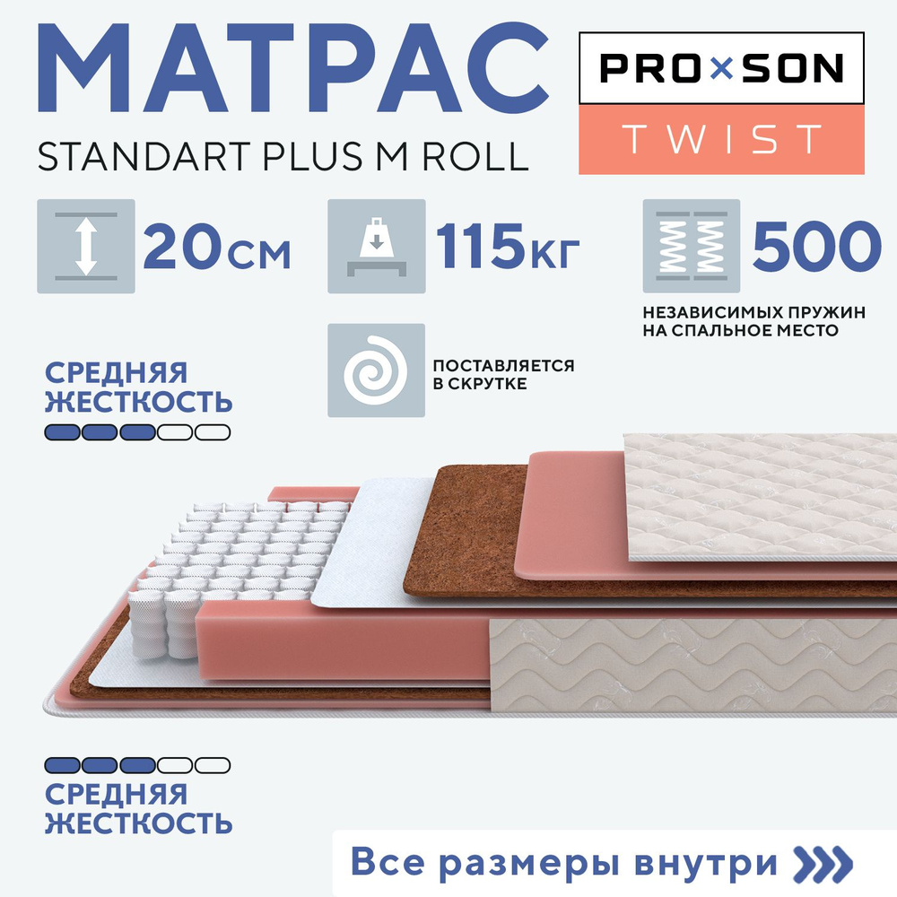 Матрас promo evs 500 roll