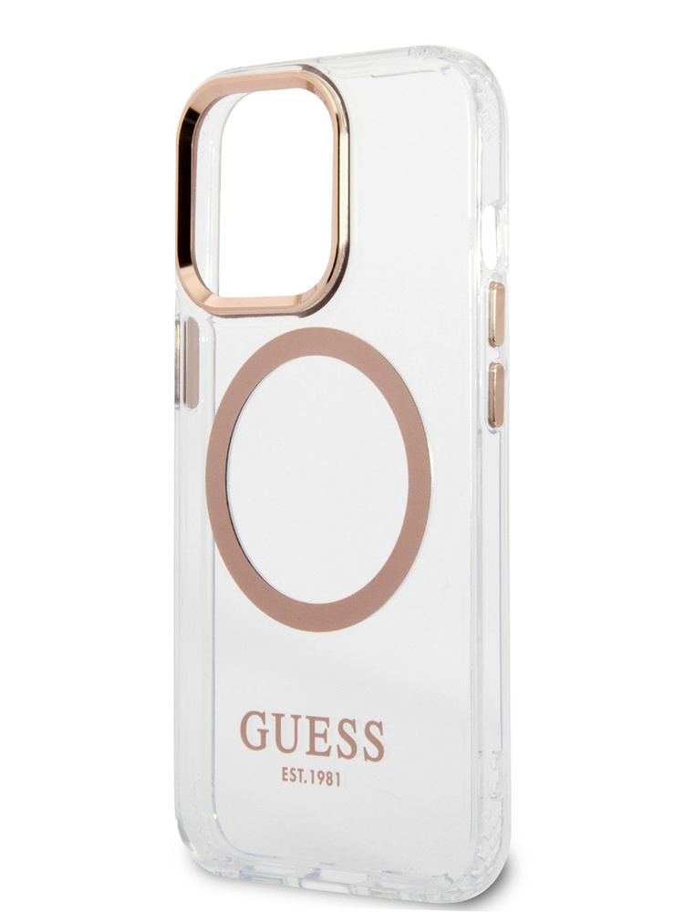 Чехол Guess Magsafe PC/TPU накладка на Apple iPhone 13 Pro Max / для Айфон 13 Про Макс с функцией Магсейф, #1