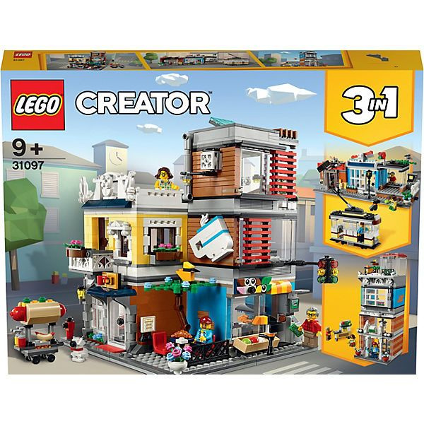 LEGO Creator 31097 Stadthaus mit Zoohandlung Cafe OZON 1164717573