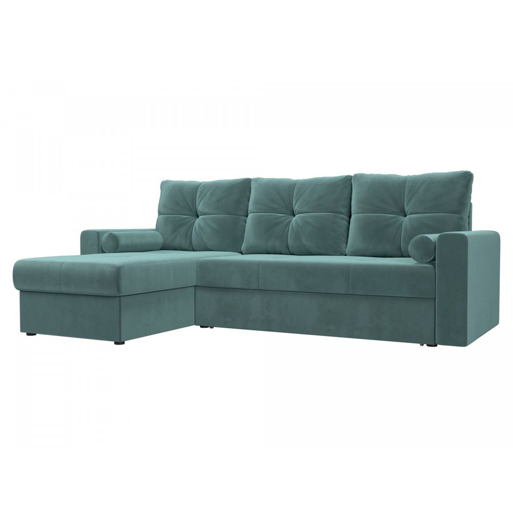 Угловой диван Верона левый угол, Велюр, Модель 103121L - купить с доставкой по выгодным ценам в интернет-магазине OZON (733185443)